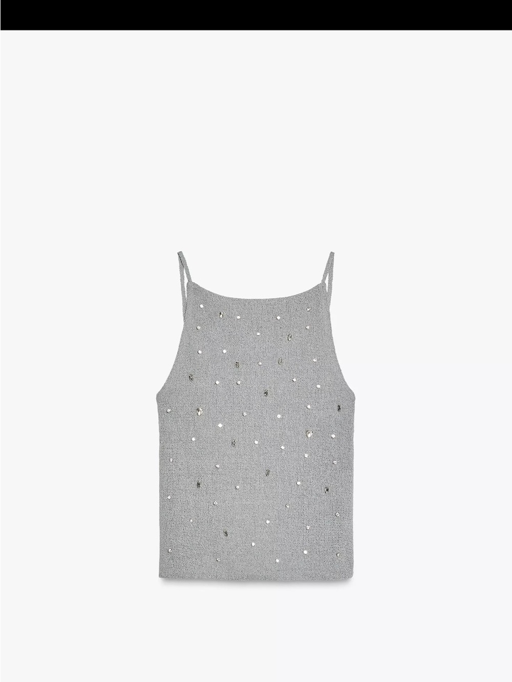 Zara Jewel Open Back Top